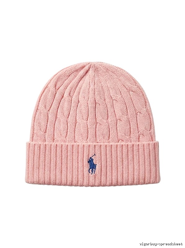 Ralph Lauren Polo Pink Knitted Hat