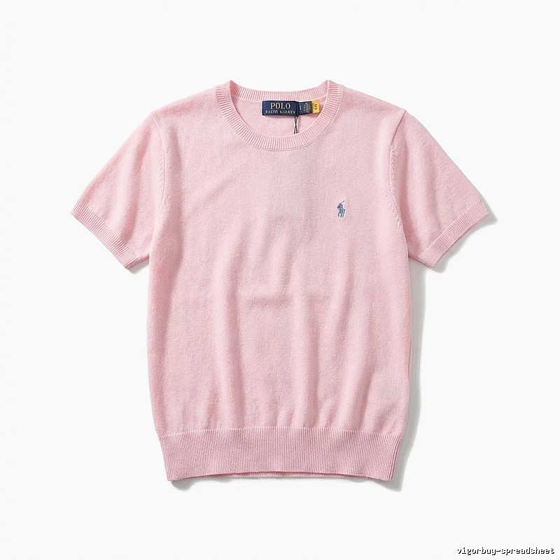 Ralph Lauren Polo pink trendy brand short-sleeve shirt
