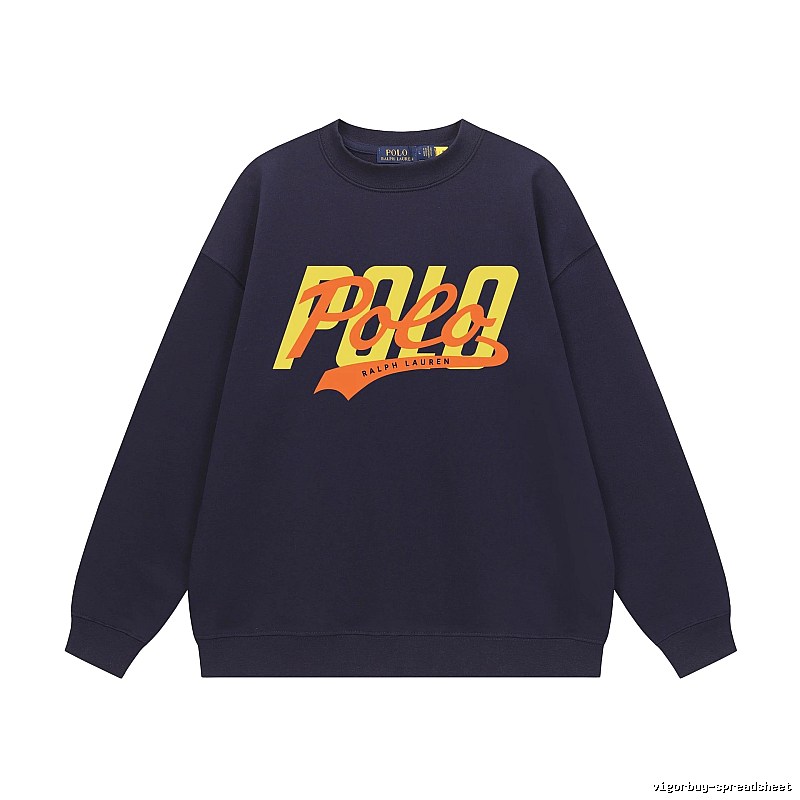 Ralph Lauren Polo Series Fashion Navy Blue Sweatshirt