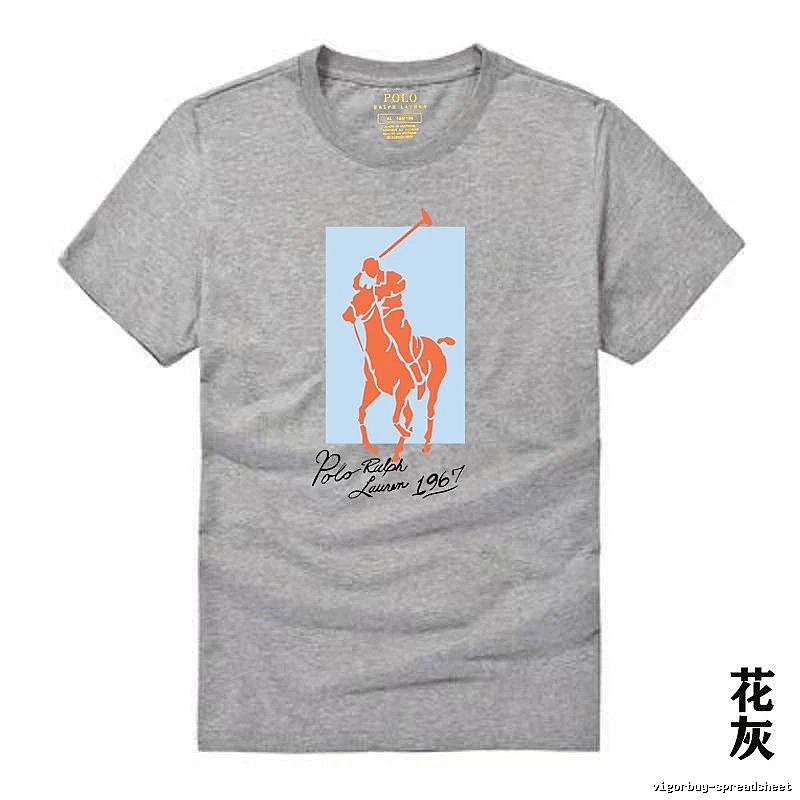 Ralph Lauren Polo Series Heather Gray T-shirt