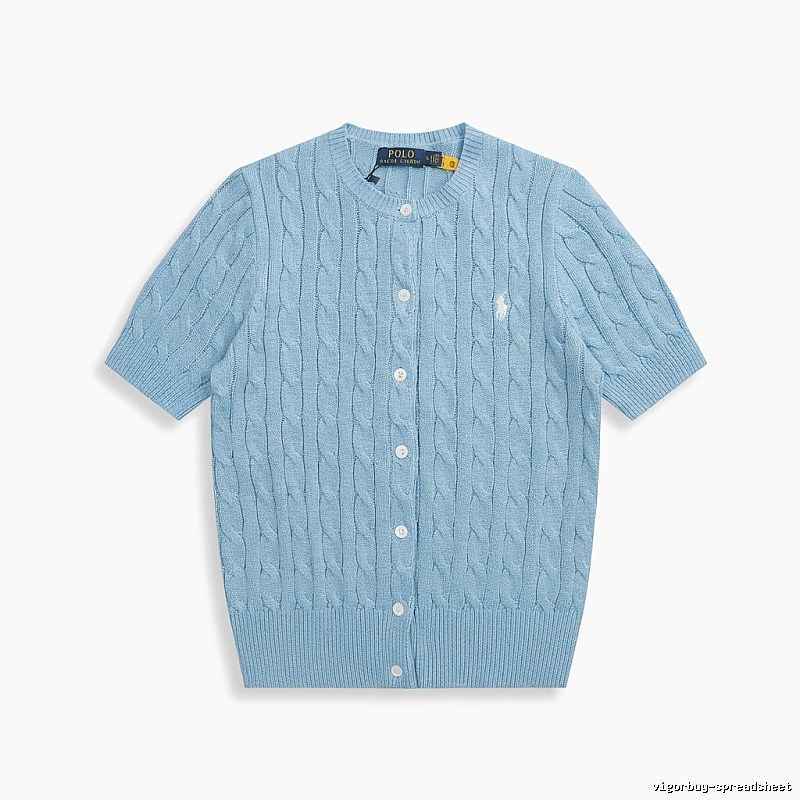 Ralph Lauren Polo Series Light Blue Knitted Cardigan