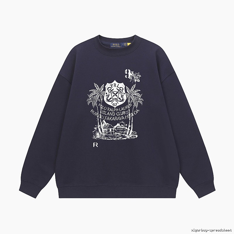 Ralph Lauren Printed Casual Style Sweatshirt