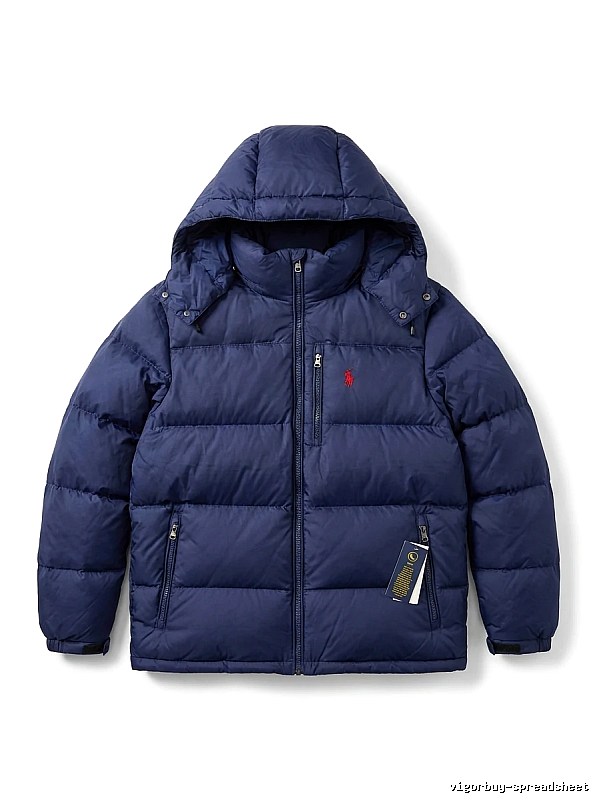 Ralph Lauren trendy brand blue down jacket