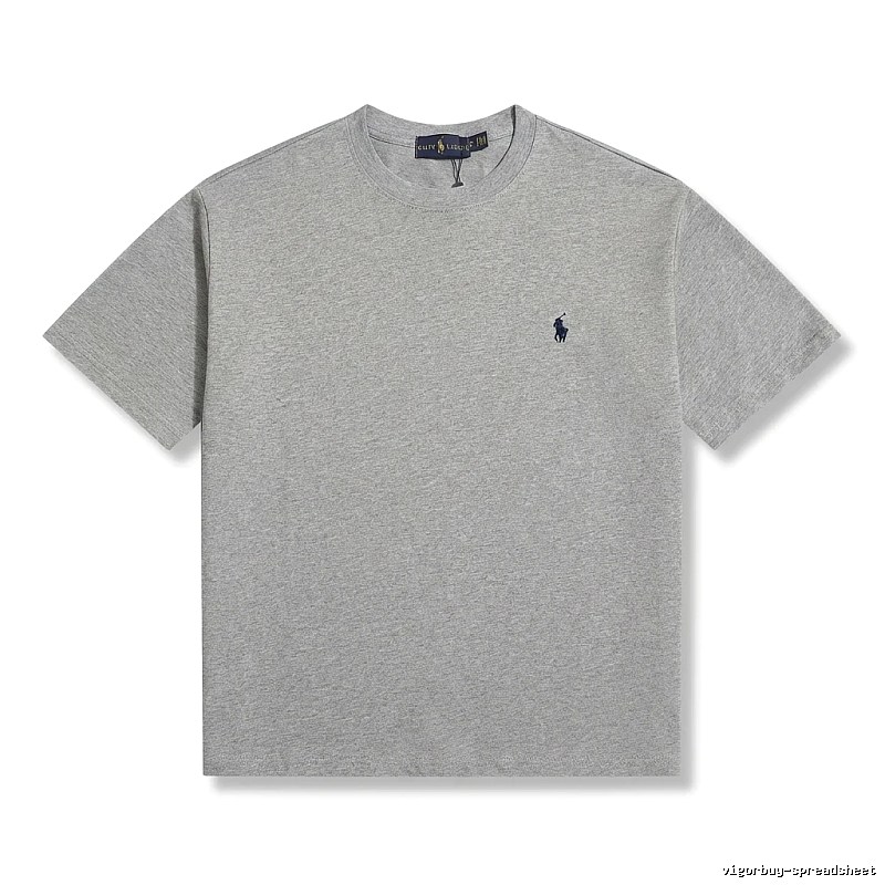 Ralph Lauren's classic and simple style gray T-shirt.