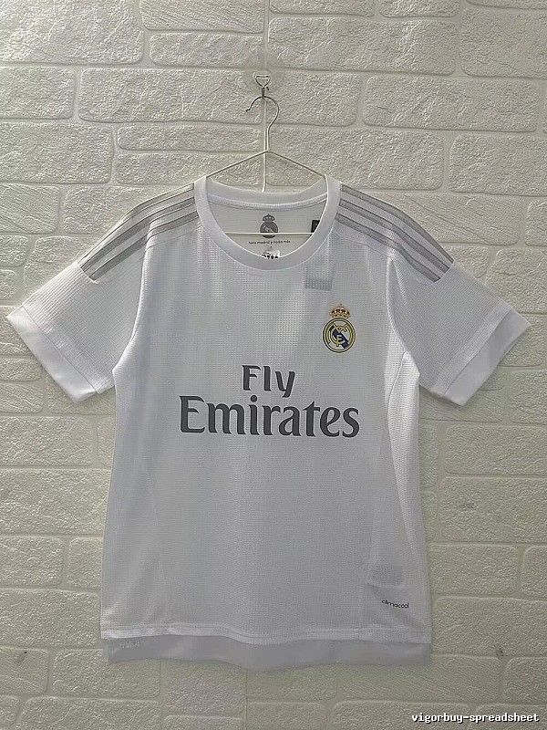 Real Madrid Classic Retro Teka soccer jersey White Retro Football with Travel-Friendly Style