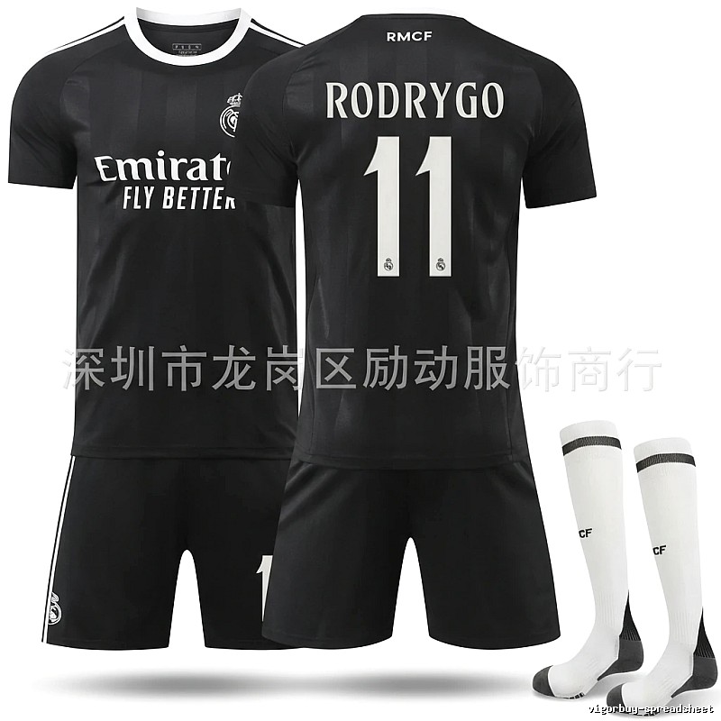 Real Madrid sporty black jersey