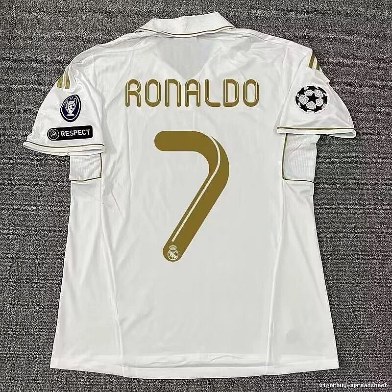 Real Madrid Urban Retro Teka soccer jersey White Retro Football with Casual Appeal