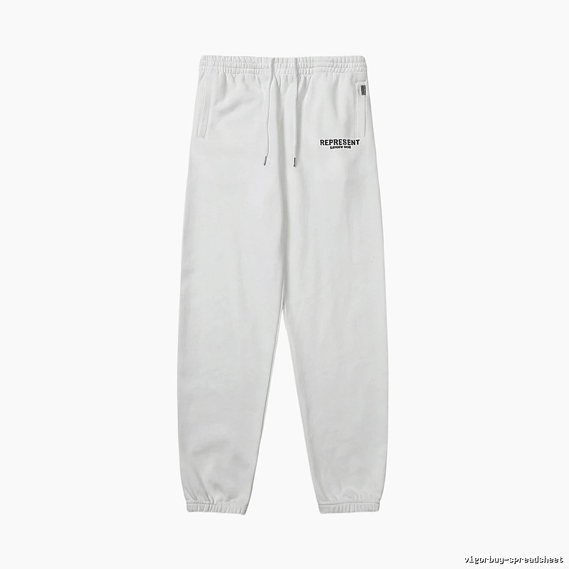 REPRESENT Basic White Sweatpants