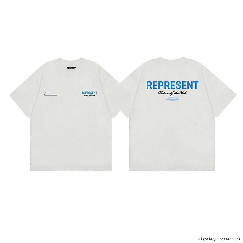 Represent Club High Street Style White T-Shirt