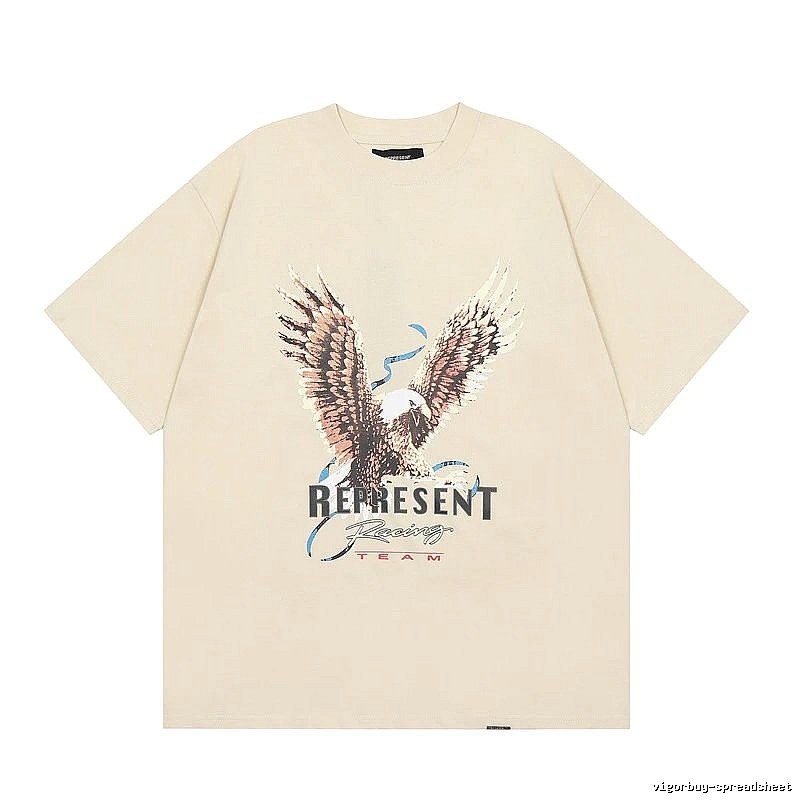Represent Flying Eagle Vintage Beige T-Shirt