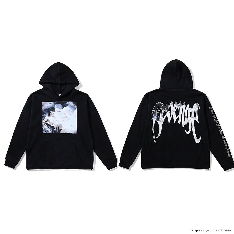 Revenge dark style black hoodie