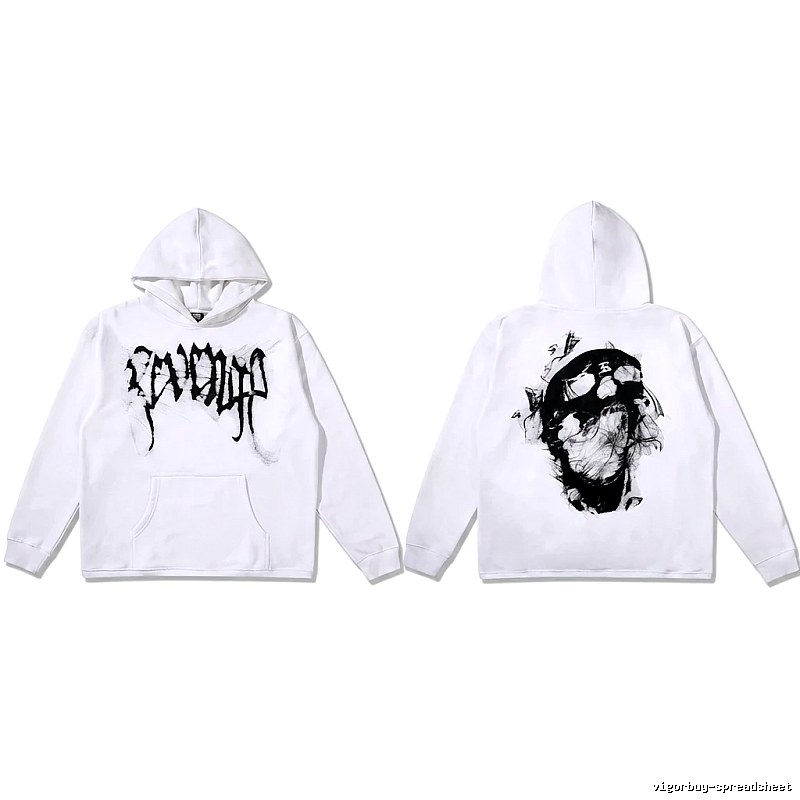 Revenge dark - style white hoodie