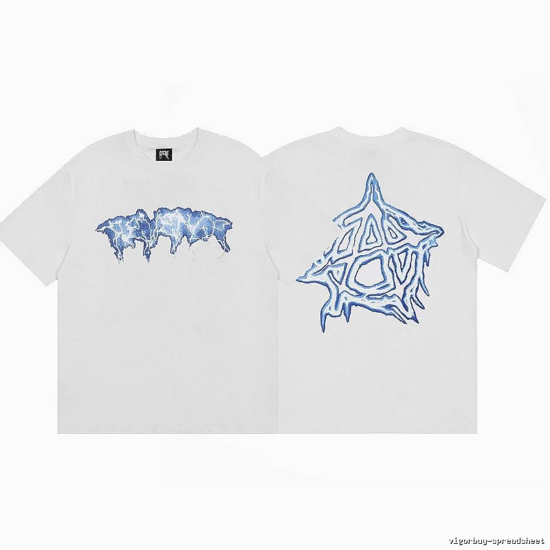 Revenge White Skull Graphic T-Shirt Downtown Style