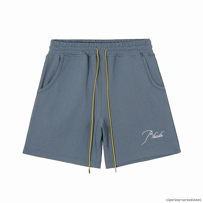 RHUDE casual style gray shorts