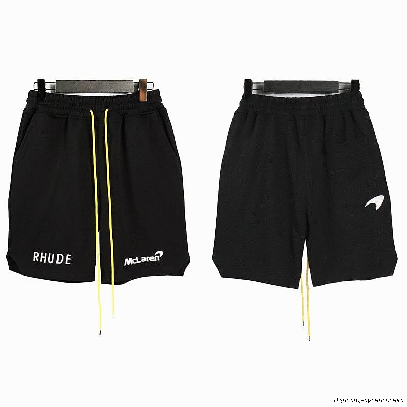 RHUDE Co-branded Black Shorts