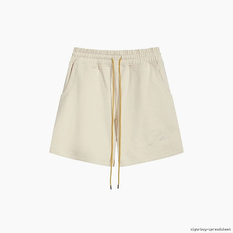 RHUDE's simple and casual style off-white shorts