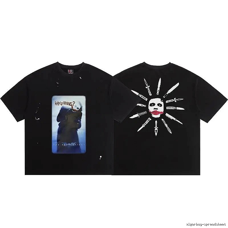 SAINT x Joker Co-branded Street Style Black T-Shirt