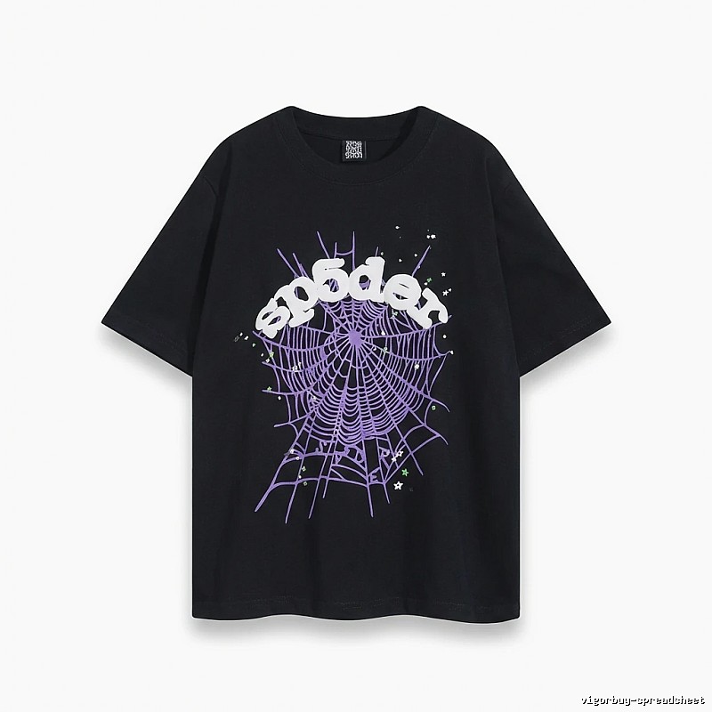 Sp5der Spider Web Dark Style T-shirt