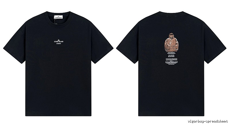 Stone Island Archive Series Street Style Black T-Shirt
