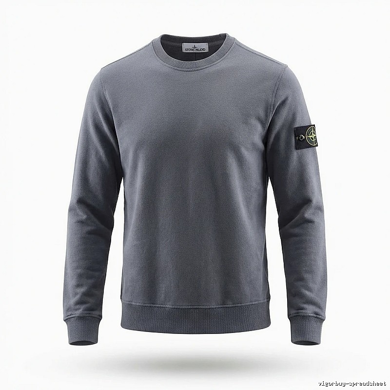 Stone Island basic grey sweatshirt