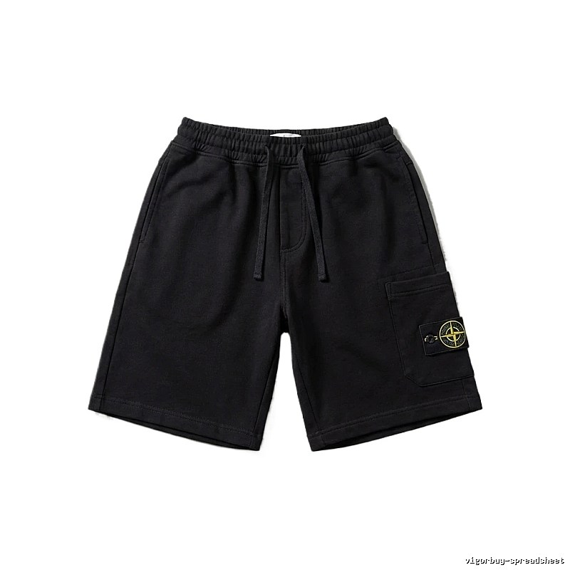 Stone Island functional style black shorts