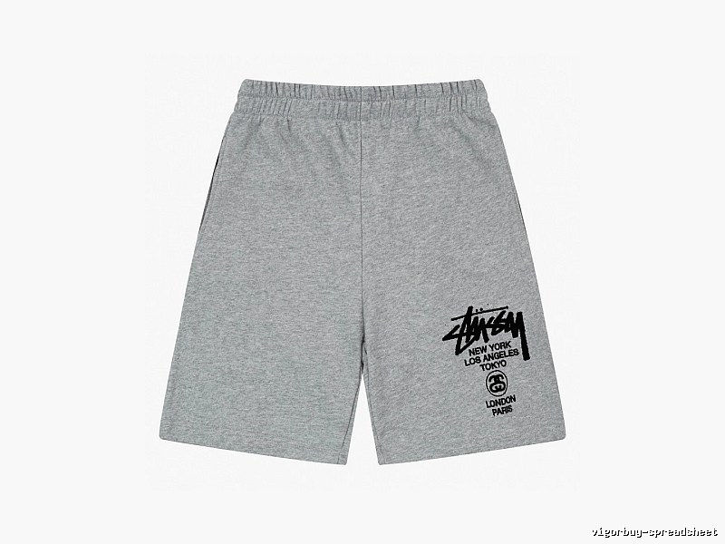 Stussy classic casual gray shorts