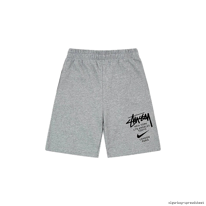 Stussy Co-branded Sporty Grey Shorts