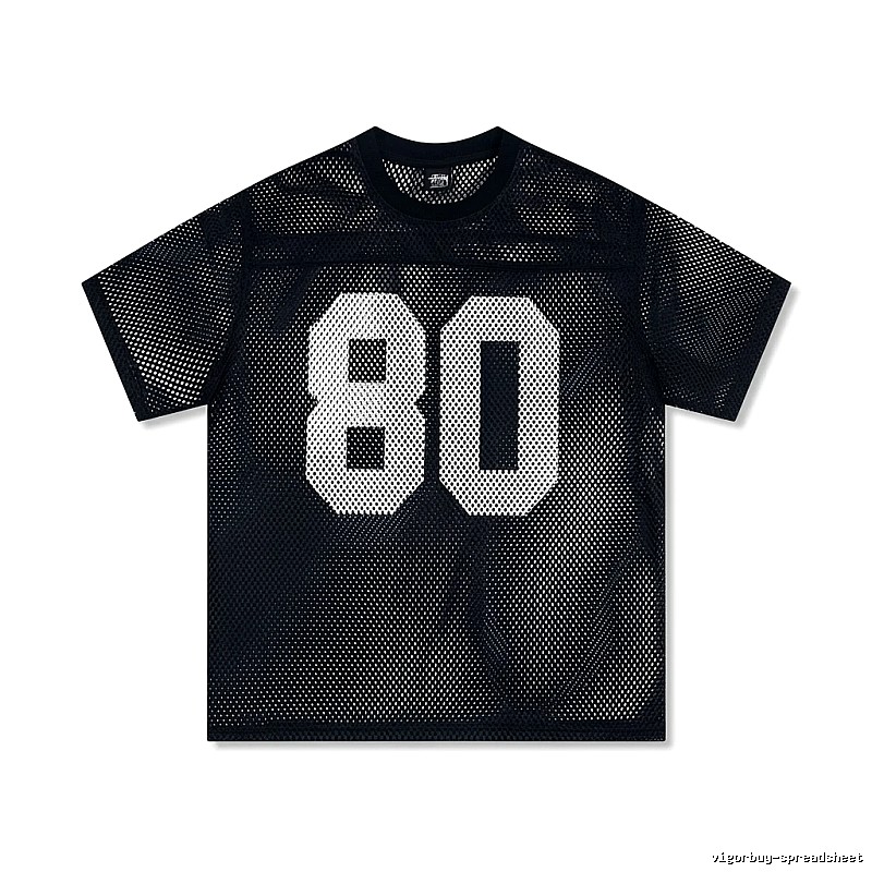 Stussy Digital 80 Sporty Style Black T-shirt