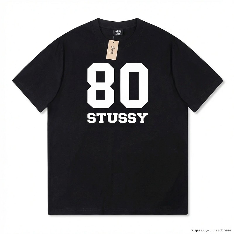 Stussy digital style black T-shirt