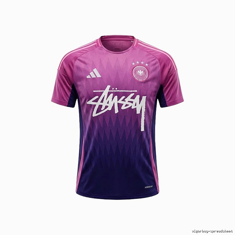 Stussy Gradient Style Pink-Purple T-shirt