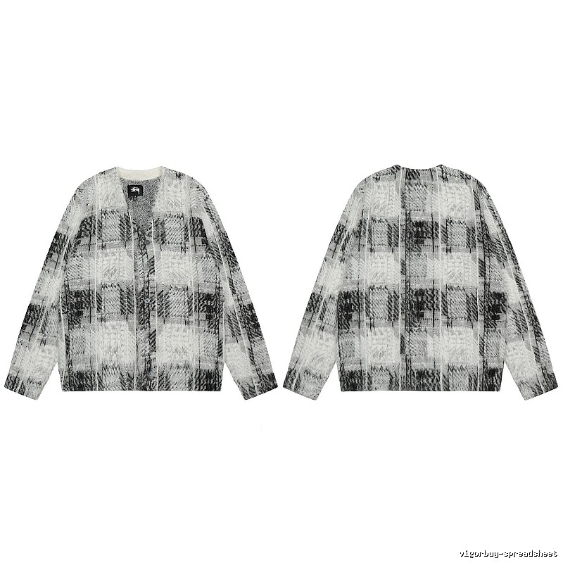 Stussy Gray Swirl Graphic SweatShirt Gift Ready