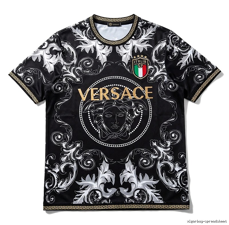 Stussy retro-style black-based T-shirt