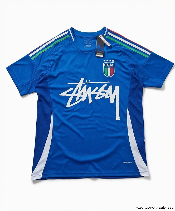 Stussy sporty blue T-shirt