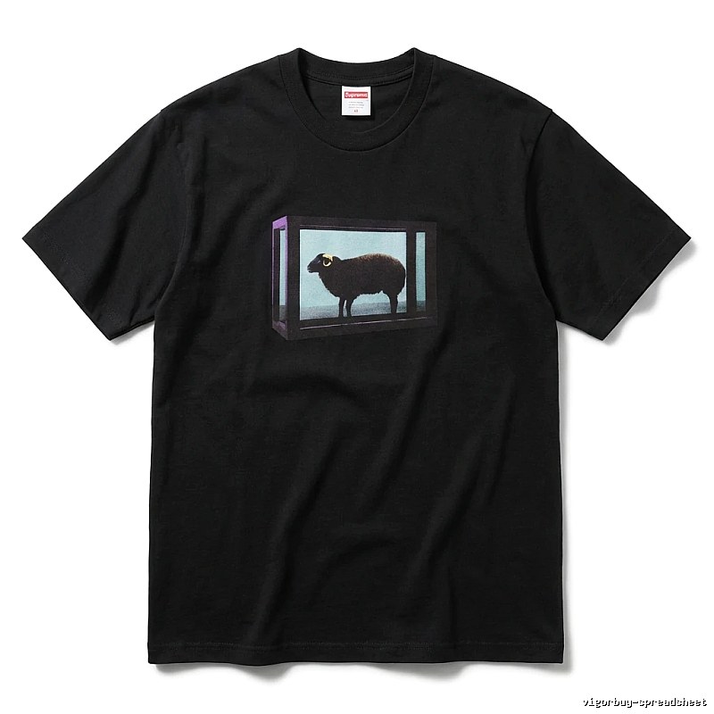 Supreme Art Style Black T-shirt