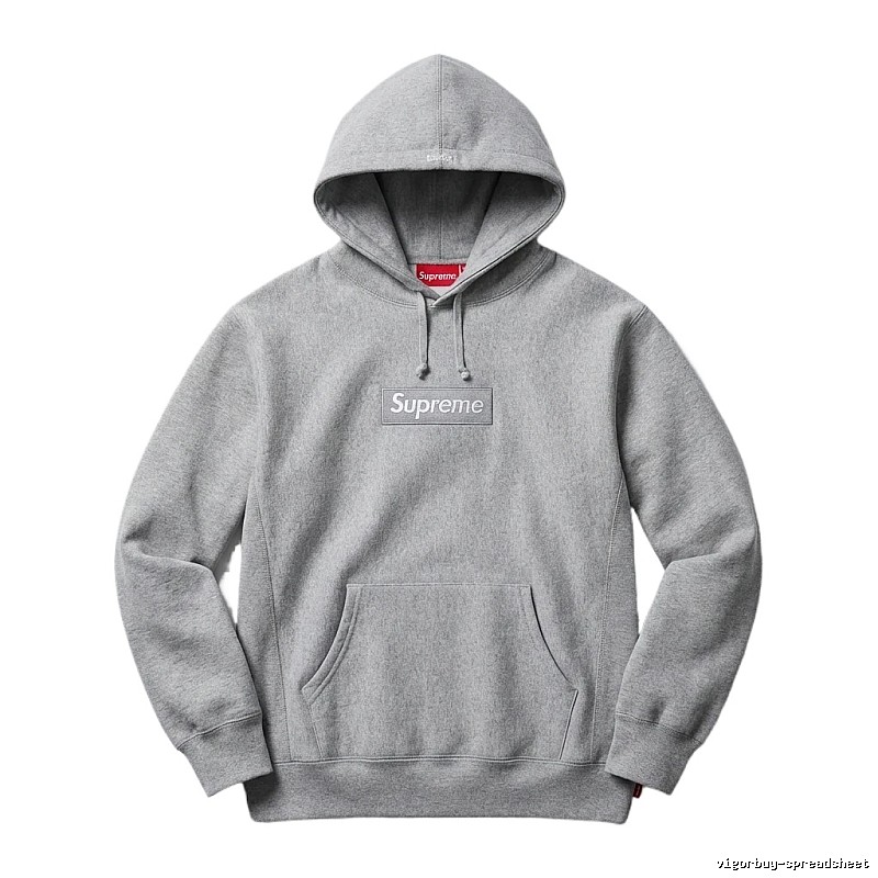 Supreme basic grey hoodie