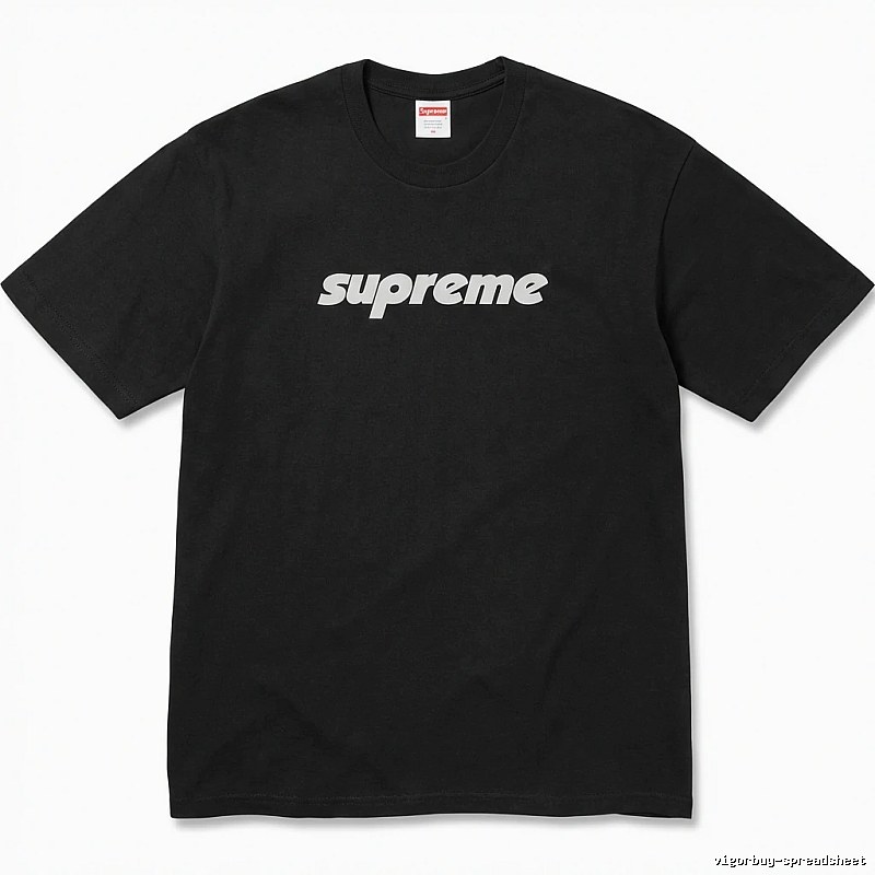 Supreme basic simple black T-shirt