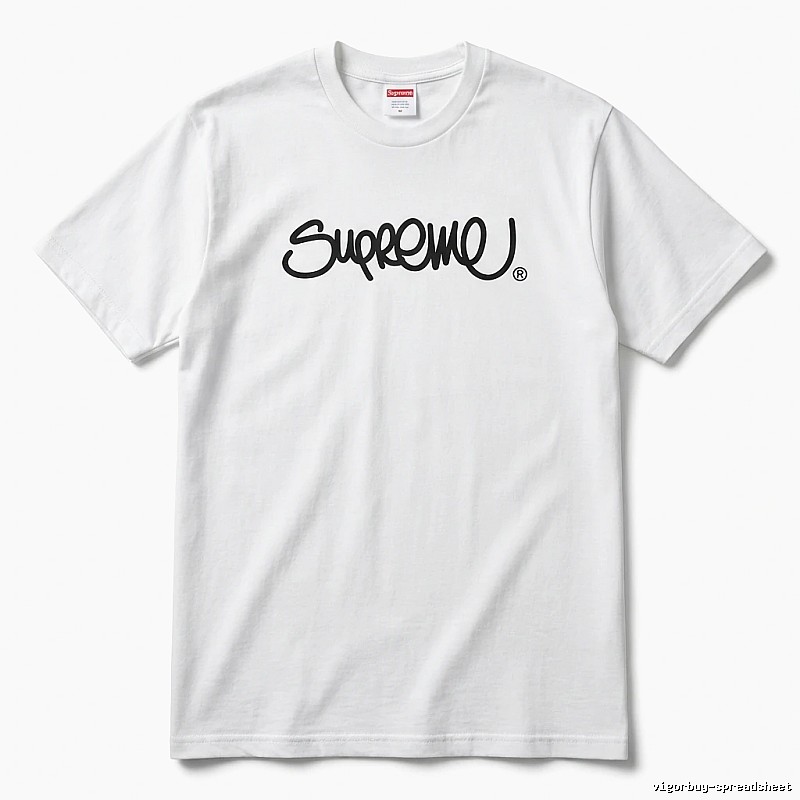 Supreme basic white T-shirt