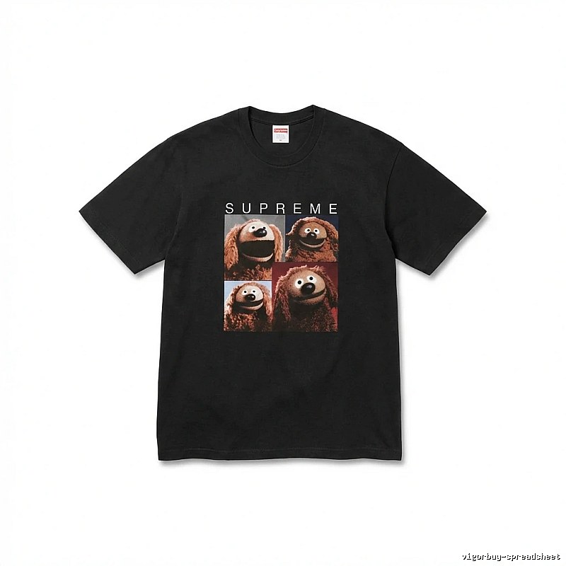 Supreme Cartoon Fun Black T-shirt