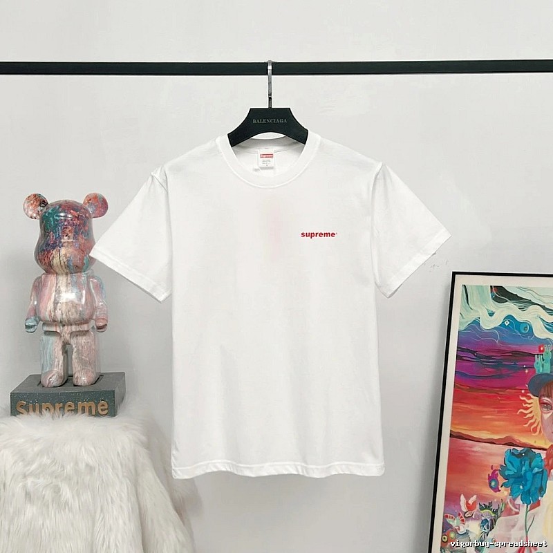 Supreme Classic Minimalist Style White T-shirt