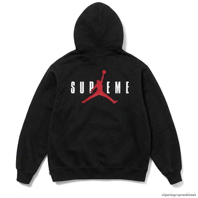 Supreme Co-branded Black Hoodie
