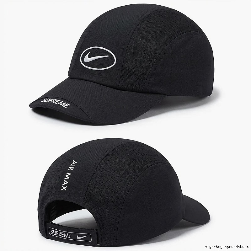 Supreme Co-branded Sporty Black Hat