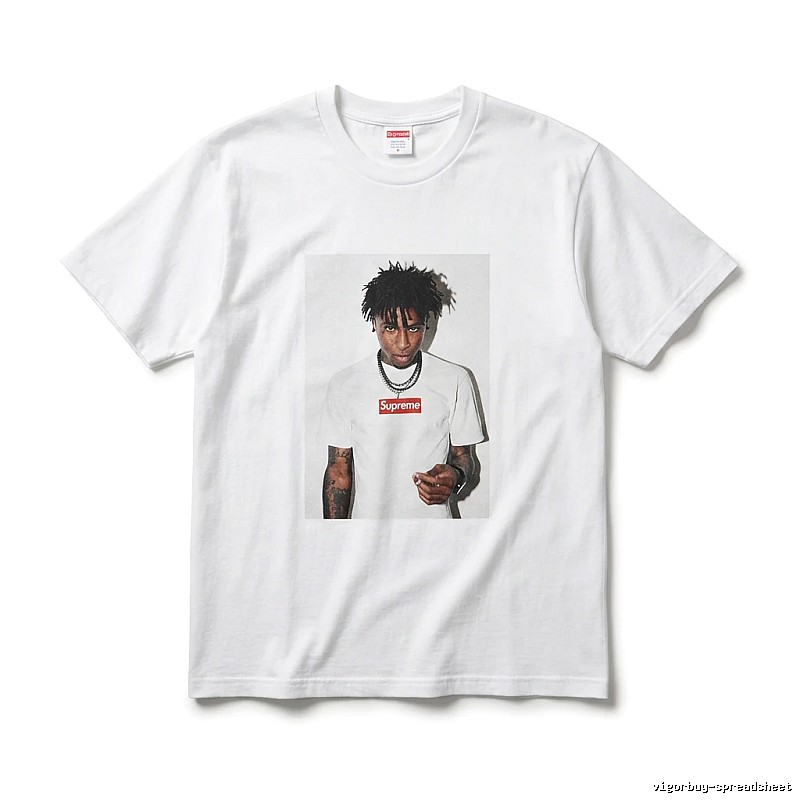Supreme Portrait Style White T-shirt