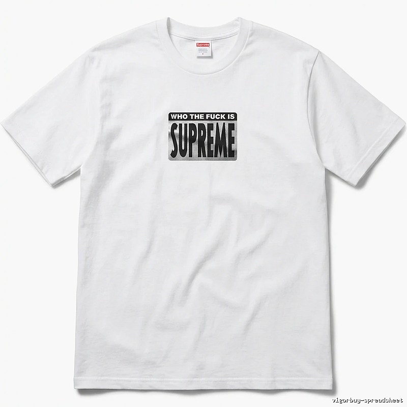 Supreme - printed trendy brand white T - shirt