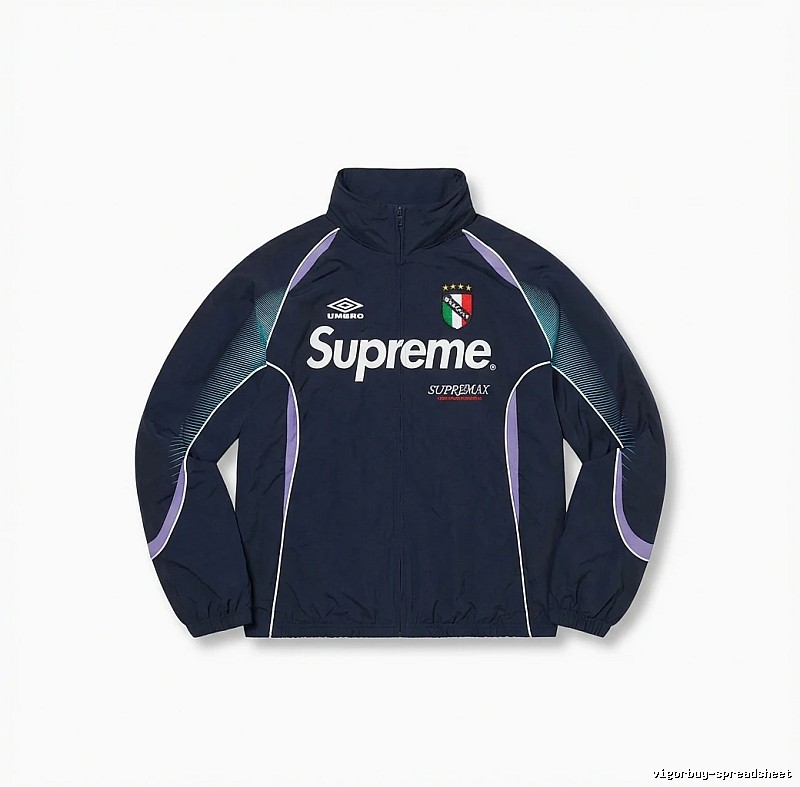 Supreme sporty dark blue jacket