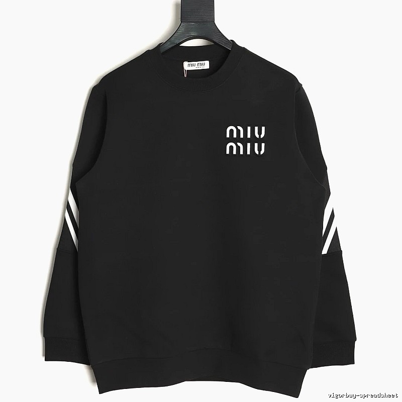 Sweatshirt by Miu Miu with Black Sweatshirt with White Miu