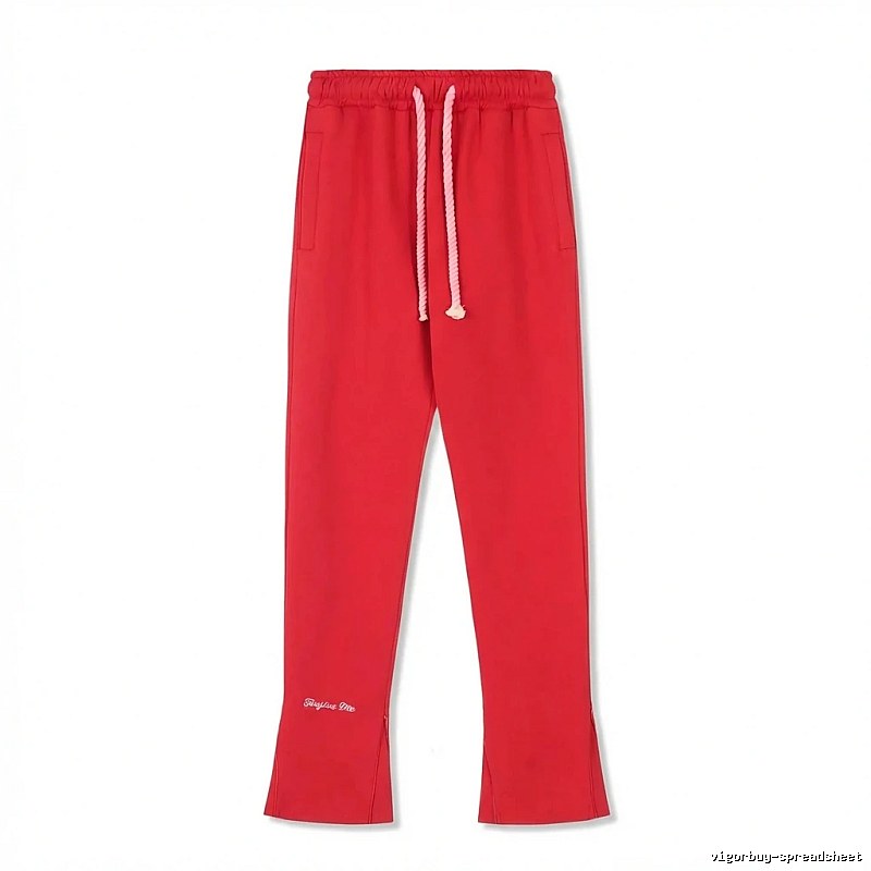 SynaWorld casual-style red long trousers