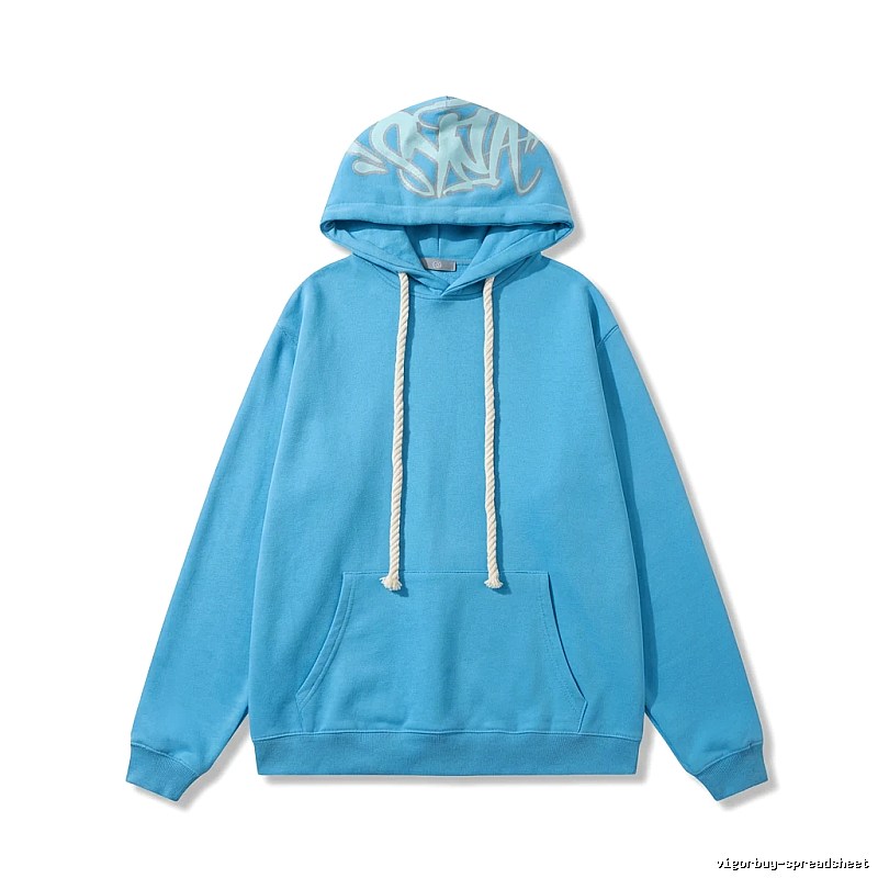 SynaWorld Graffiti-style Blue Hoodie