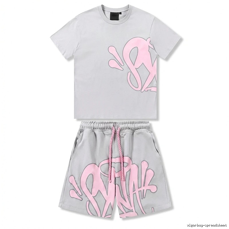 SynaWorld Graffiti Style Gray-Pink Set