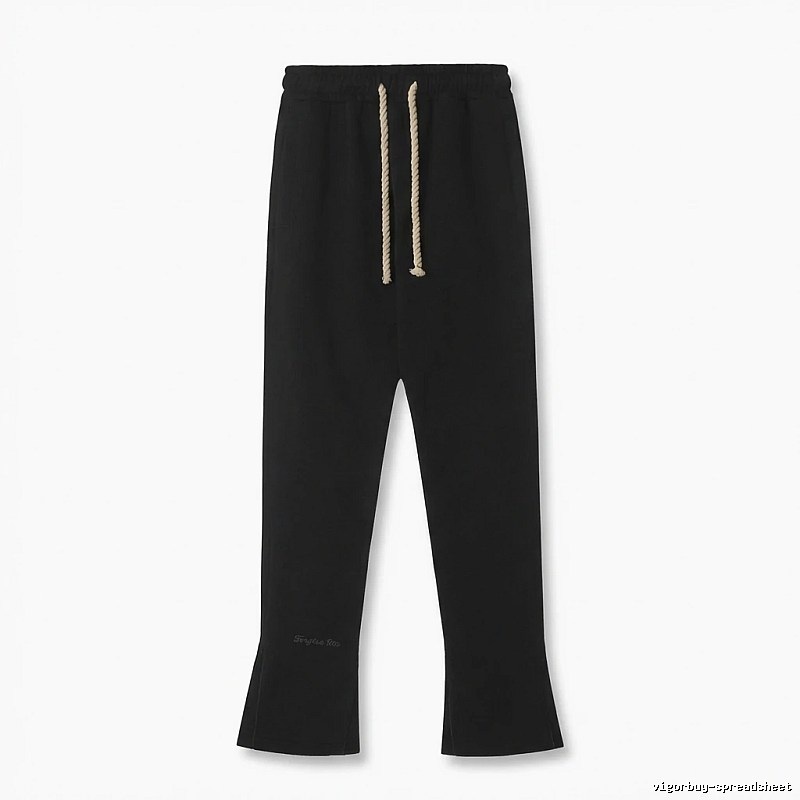 SynaWorld Trendy Style Black Long Pants