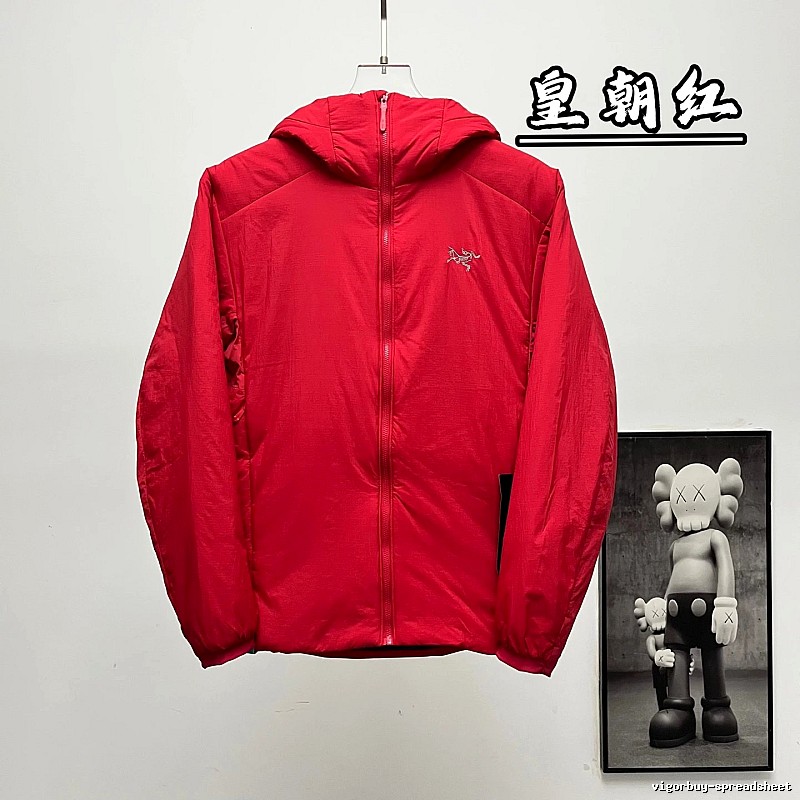 Technical Shell Jacket in Red with bright hooded body - Arc'teryx